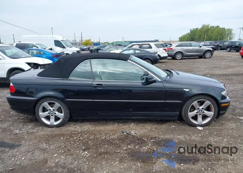 2006 BMW 325Ci из США, поврежденный, VIN WBABW33486PX85565